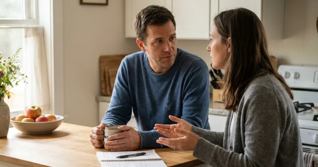 Couple Having Honest Conversation About Relationship Goals