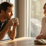 He Wants to Marry You But Is Scared - Couple in Deep Thought Kitchen Scene