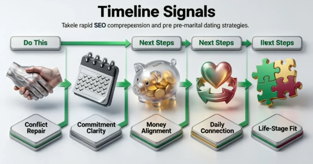 Marriage Readiness Timeline Signals Diagram - How Long to Date Before Marriage Visual Guide