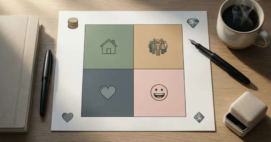 Proposal Comfort Profile Diagram Private vs Public Funny vs Sentimental