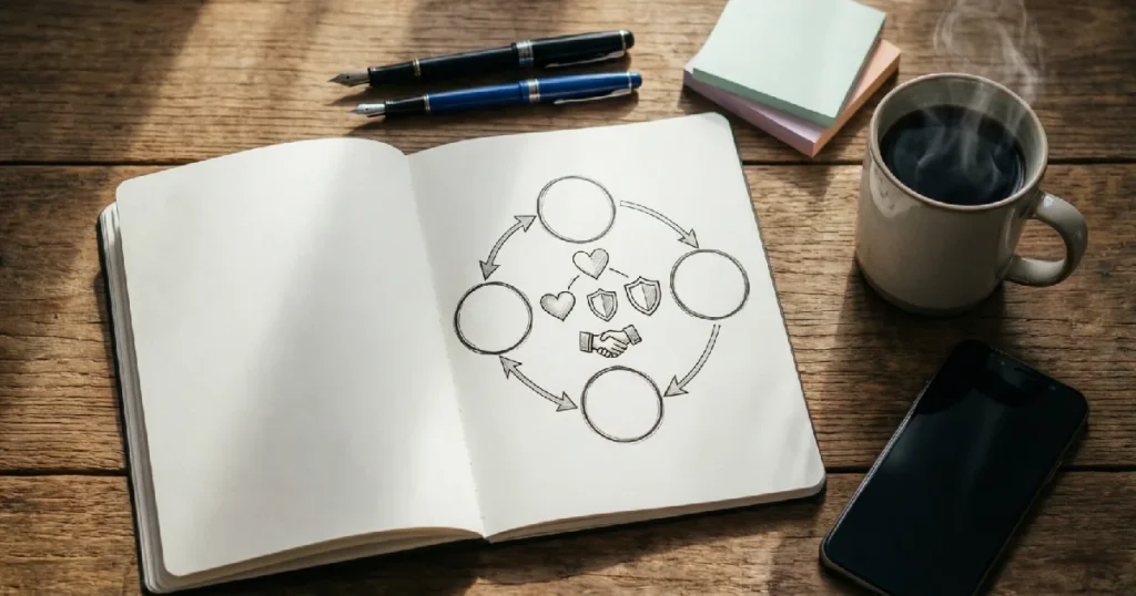 Things To Discuss Before Marriage Conversation Plan Diagram (Prepare, Share, Explore, Decide)