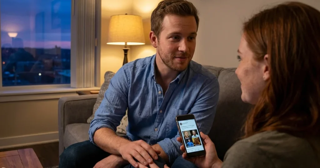 Bids For Connection In Marriage_ Husband Turning Toward Wife's Daily Moment