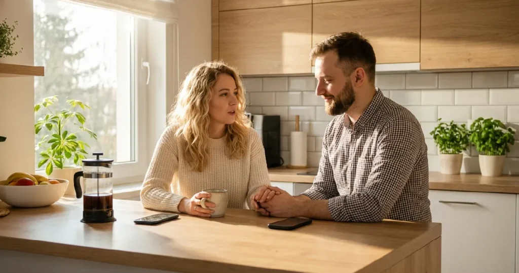 Couple Building Trust Through Honest Communication and Connection