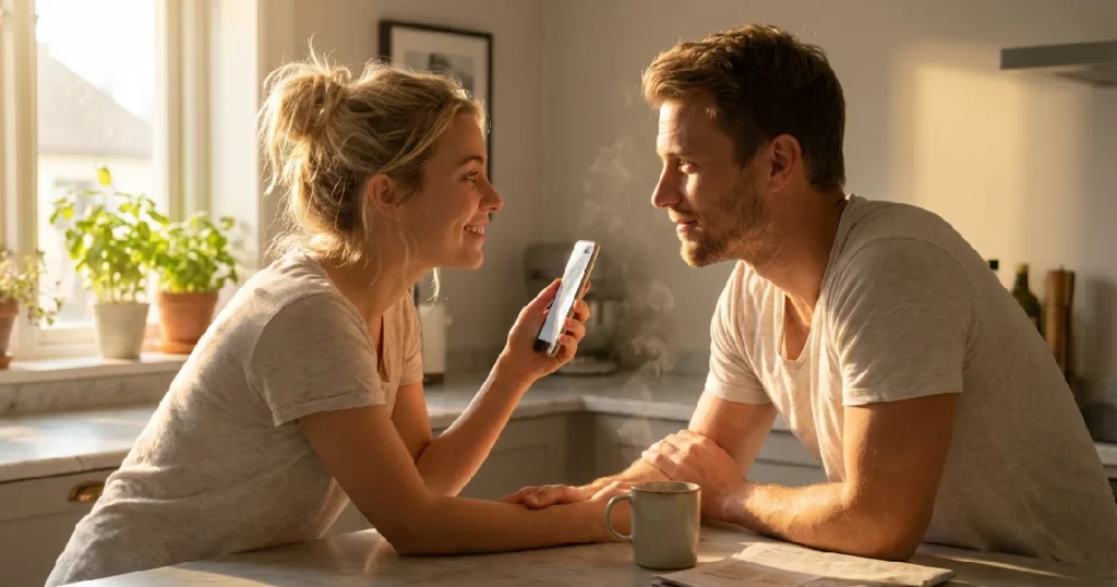 Couple Turning Toward Emotional Bids Healthy Relationship Habit