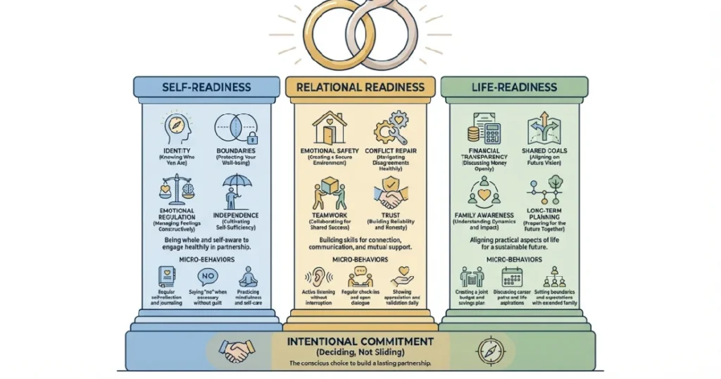 Marriage Readiness Framework – Three Pillars Model
