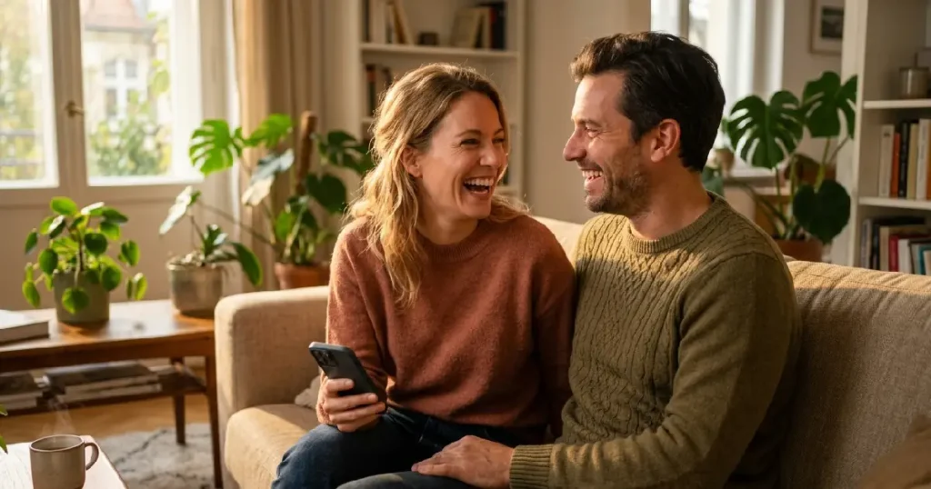 strengthen-friendship-in-marriage-happy-couple-laughing