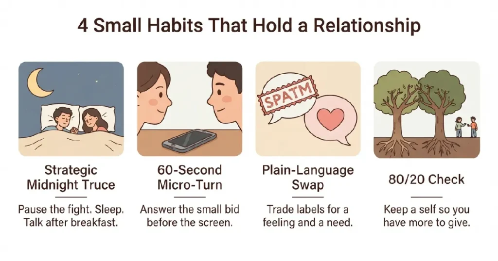 4 Habits of Good Advice for a Relationship
