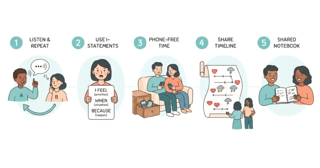 5 Daily Communication Exercises for Couples
