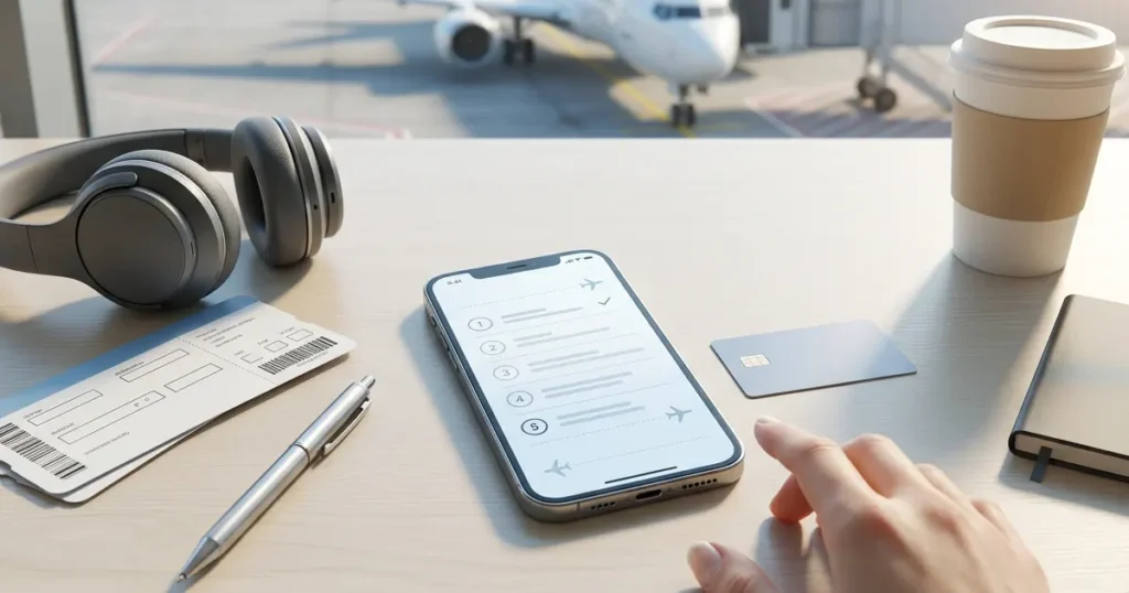 Fear Of Flying Recovery Steps On Phone Before A Flight