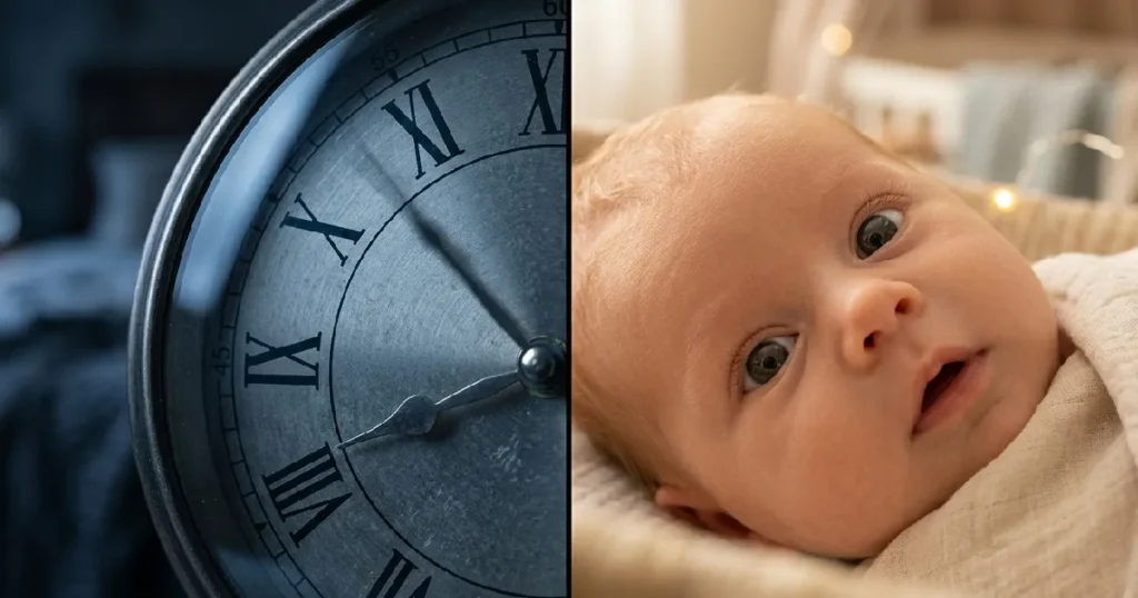 Newborn-Sleep-Cycle-Vs-Adult-Clock