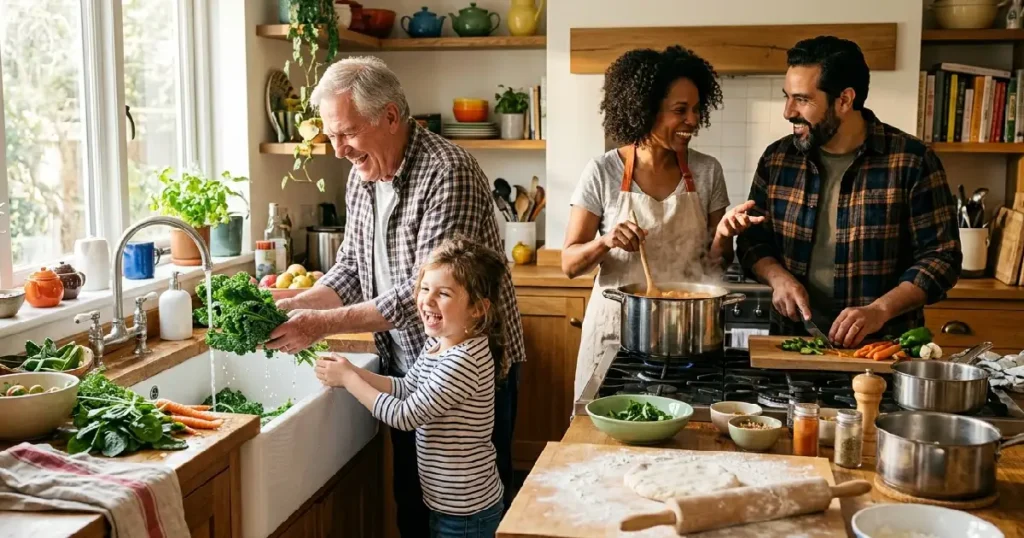 Teamwork-And-Shared-Values-In-Healthy-Family-Dynamics