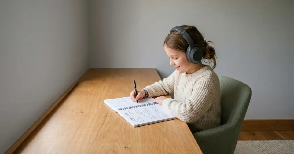 A peaceful environment and managed cognitive load allow a child’s natural curiosity to return.