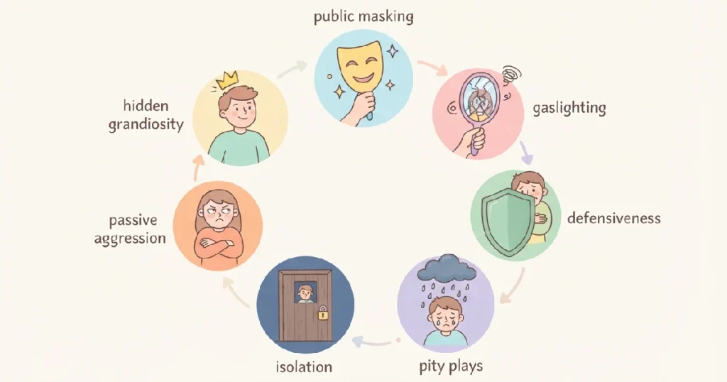 The 7 Covert Narcissist Traits at a Glance