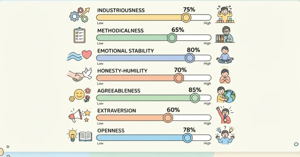 The 7 Trait Dashboard_ A Simple Visual Guide to Your Personality Sliders