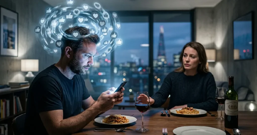The Glow of Digital Narcissistic Supply