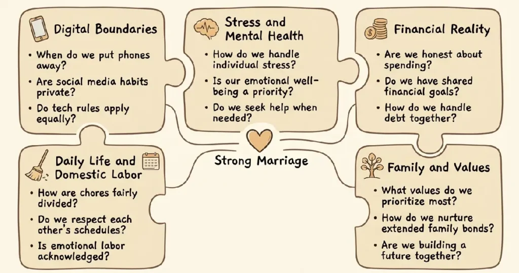 12 Questions to Ask Before Getting Engaged — Visual Guide