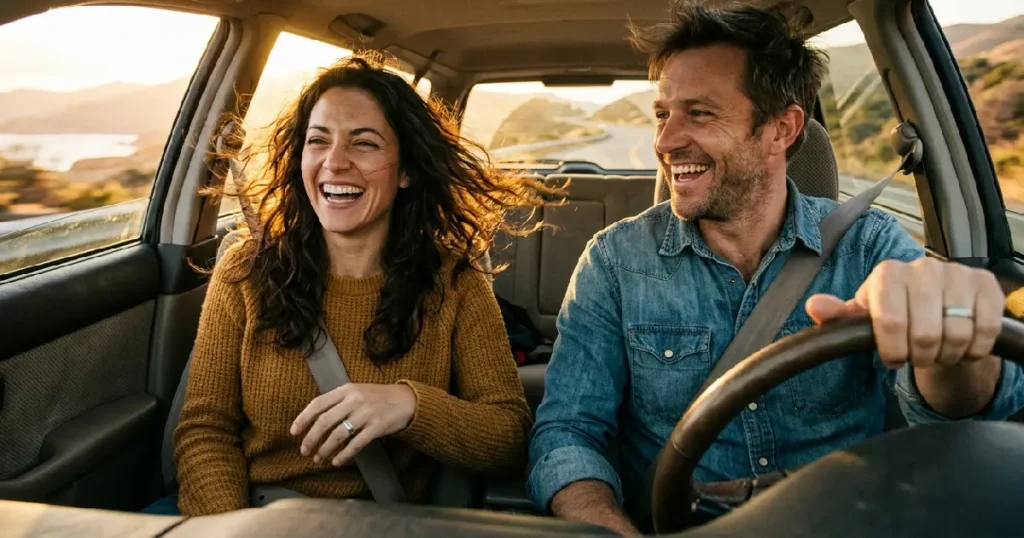 Joyful Couple Rediscovering Adventure Together