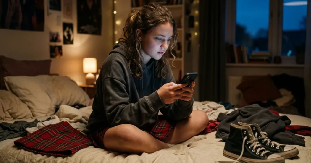 Scrolling for an Identity She Already Has