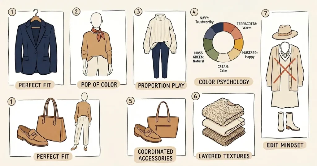 The 7 Fashion Styling Tips at a Glance