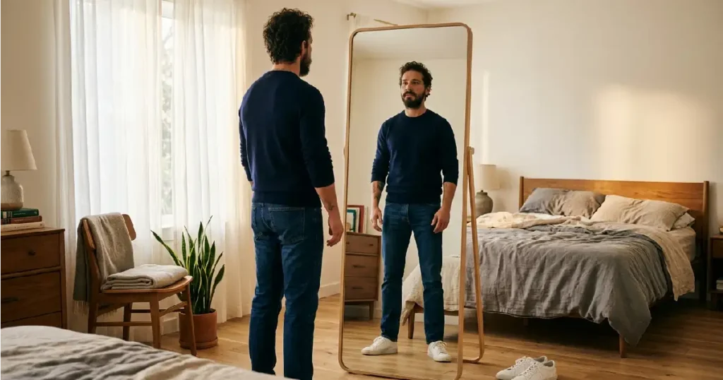 The Mirror Moment - A Man Seeing His True Self
