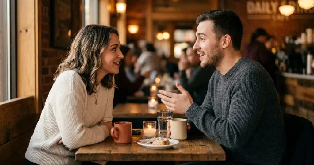 Two People Discovering Each Other Through an Honest Conversation