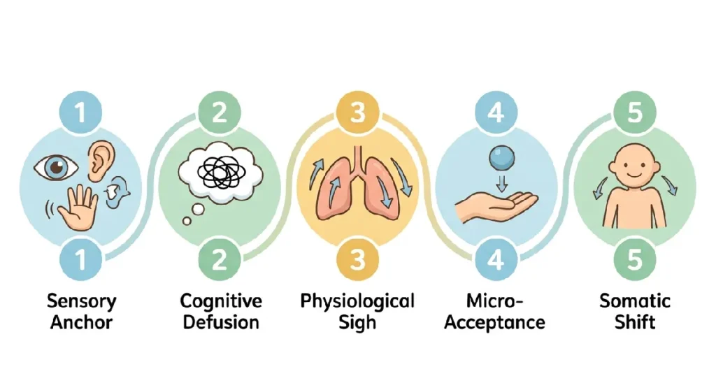 5 Steps of Mindful Thinking for Instant Stress Relief