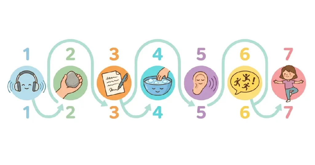 7 Mindfulness for ADHD Hacks Visual Guide