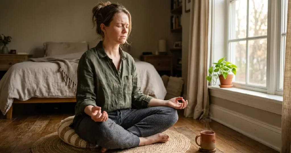 A Woman's Morning Mindfulness Practice