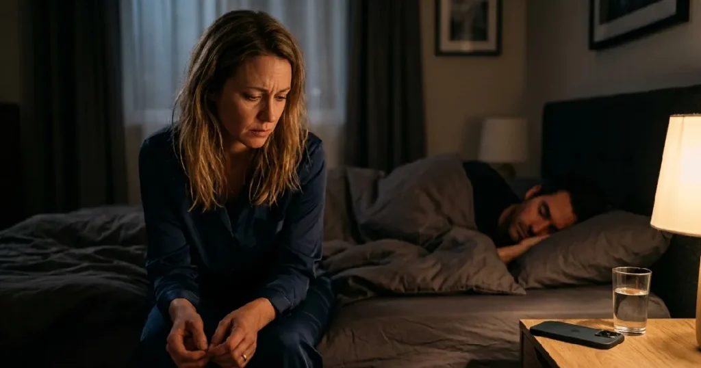 Woman Sensing Signs He Is Cheating in the Bedroom