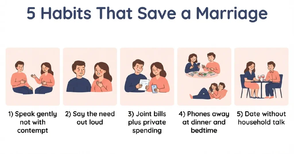 5 Healthy Marriage Tips to Reverse the Drift