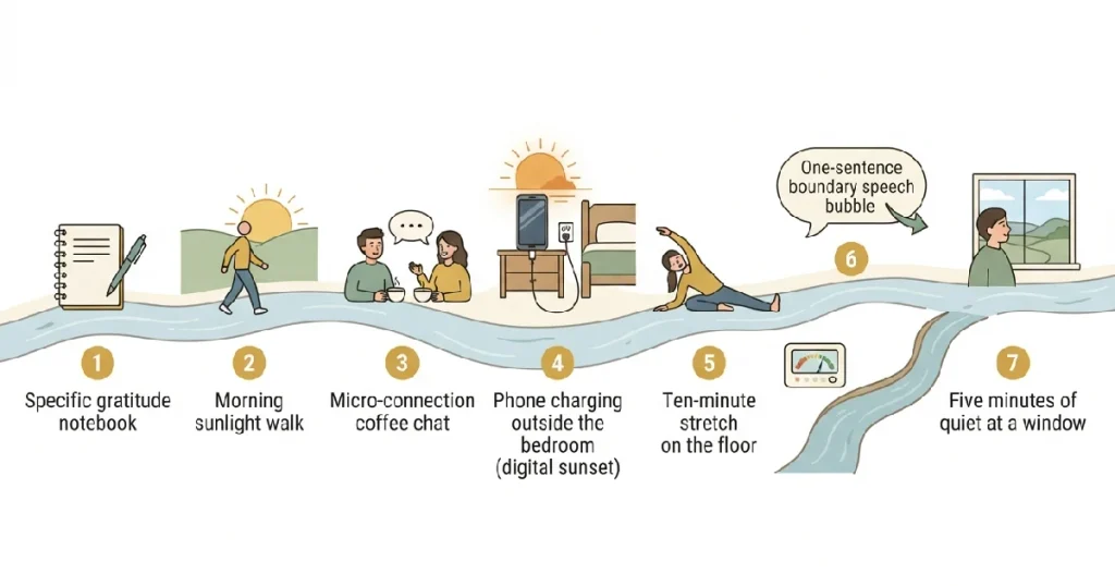 7 Daily Habits That Raise Your Happiness Floor