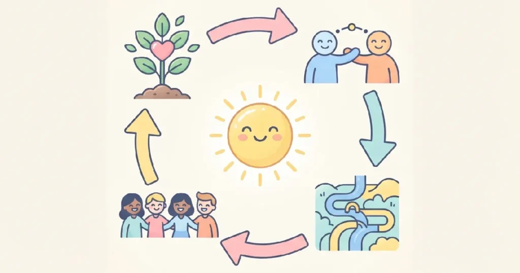 The Byproduct of Happiness, Visualized