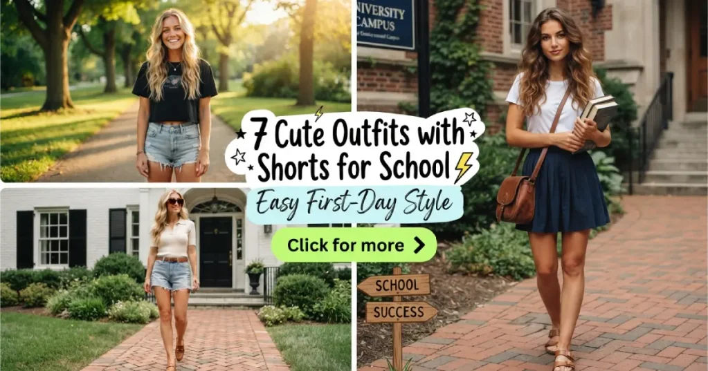 Cute Outfits with Shorts for School