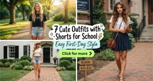 Cute Outfits with Shorts for School