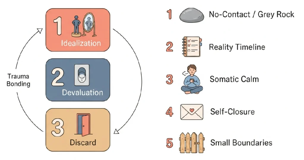 The 3-Stage Narcissistic Abuse Cycle