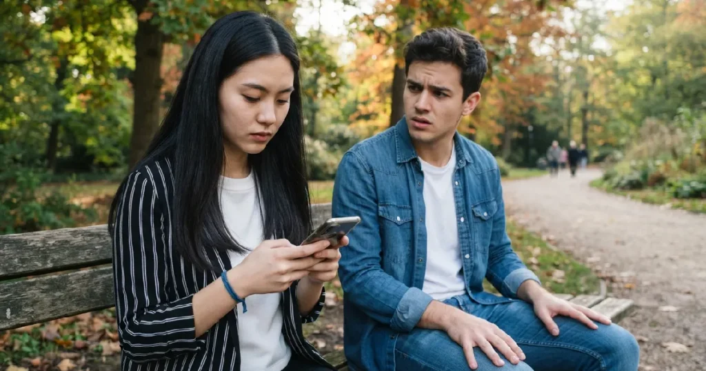 how to stop checking his phone