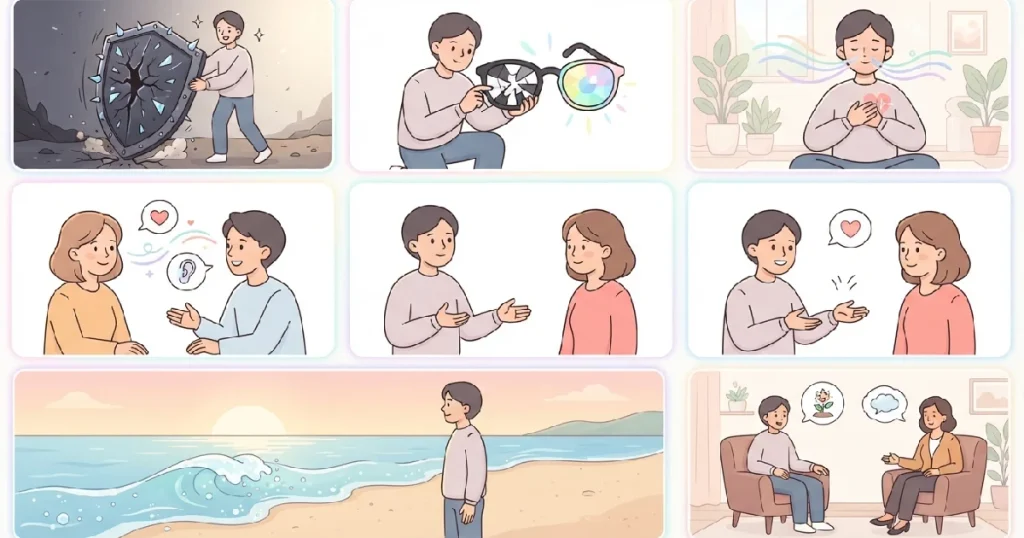 7 Steps to Stop Being a Narcissist Infographic
